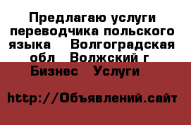 Предлагаю услуги переводчика польского языка. - Волгоградская обл., Волжский г. Бизнес » Услуги   
